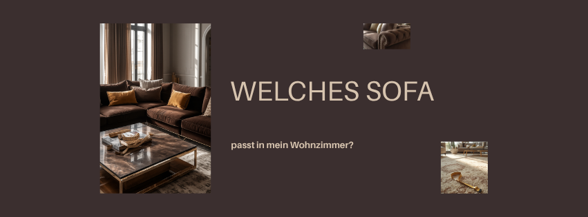 Sofa Grösse wählen — Welches Sofa passt in mein Wohnzimmer?