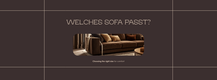 Welche Sofagrösse passt in mein Wohnzimmer? Der grosse Guide