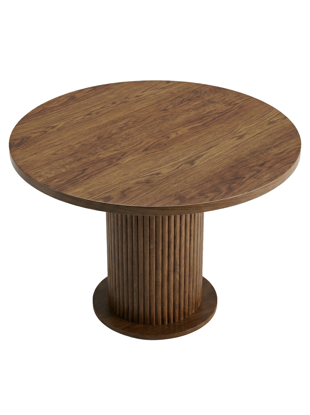 Esstisch Aqua Rund – Dunkles Holz