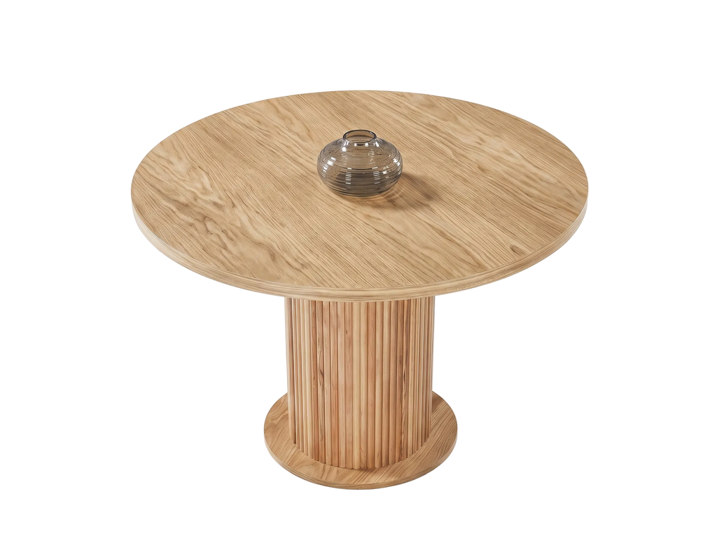 Esstisch Aqua Rund – Helles Holz
