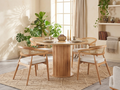 Esstisch Aqua Rund – Helles Holz