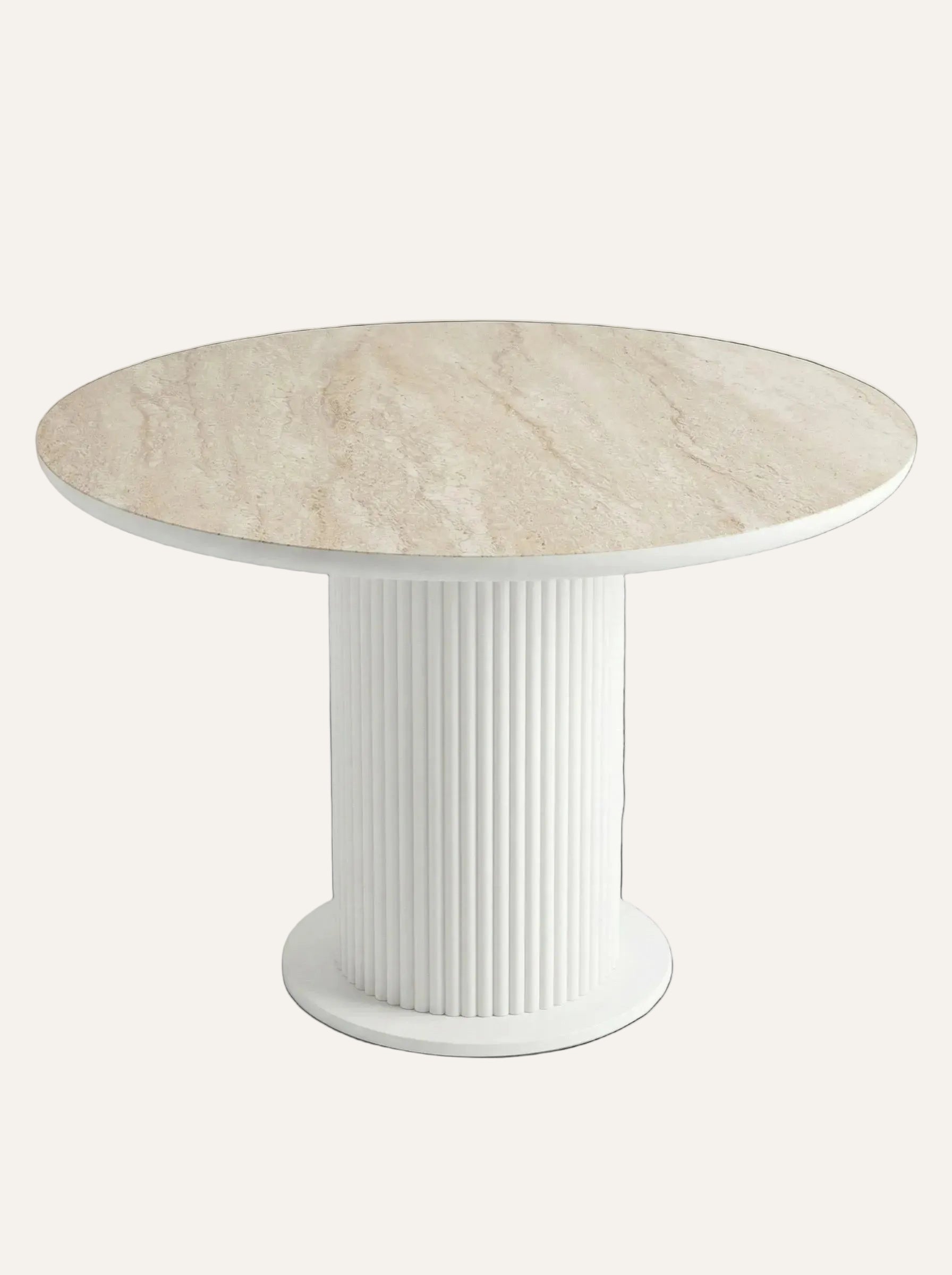 Esstisch Aqua Rund – Weiss