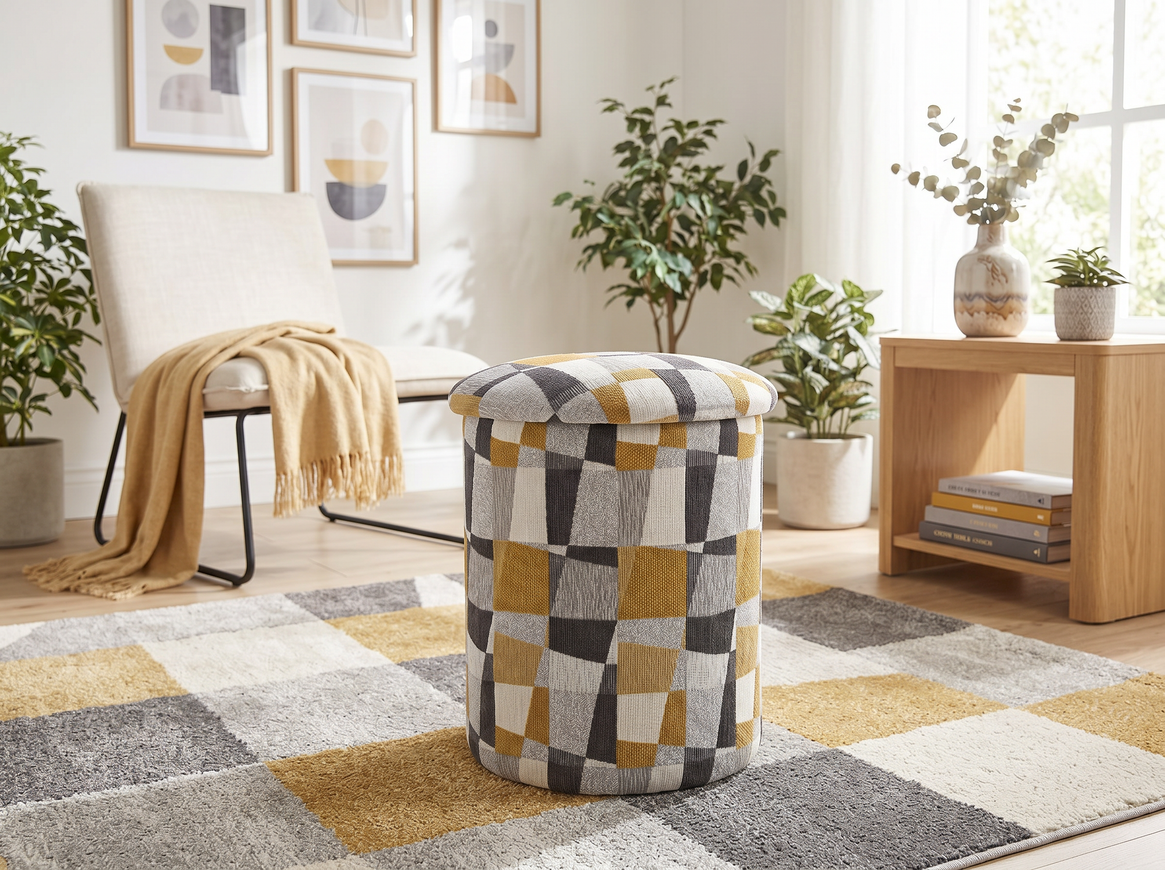 Aqua Schlafzimmer Sitzpouf