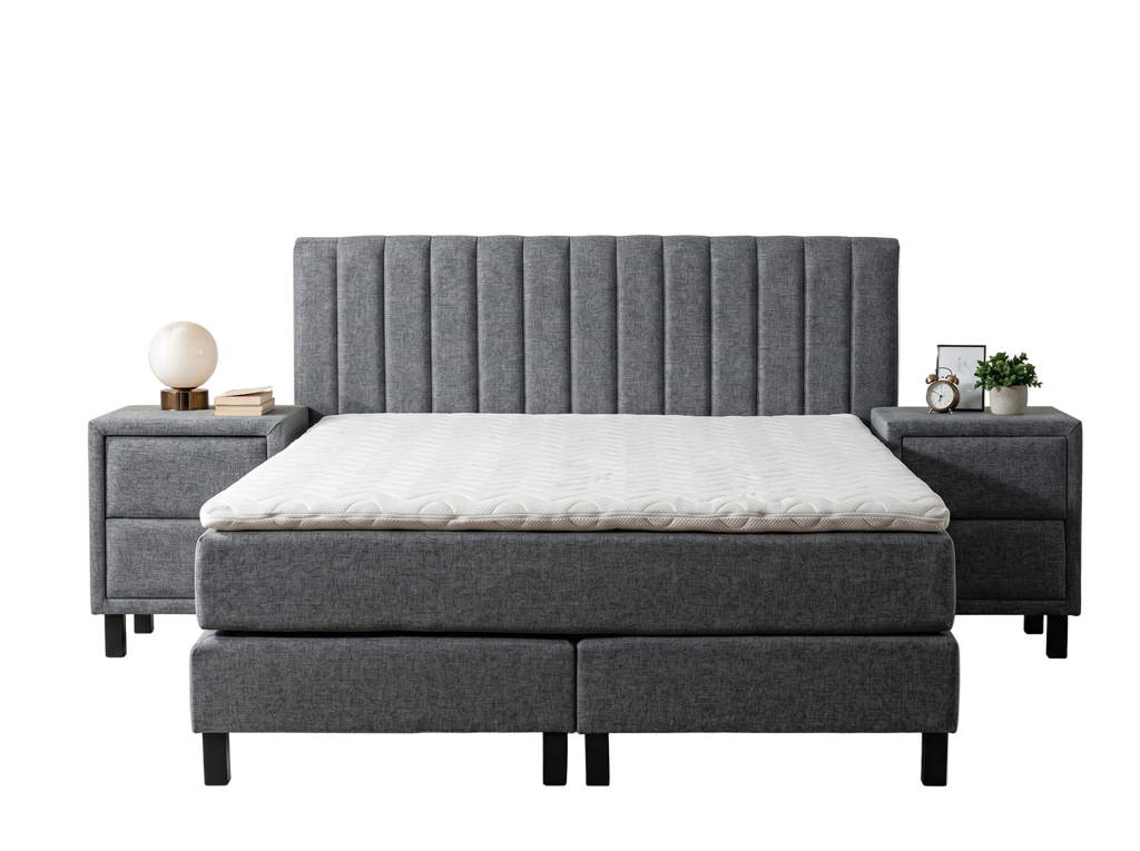 Lyon Box Spring Bett-Set mit Matratze