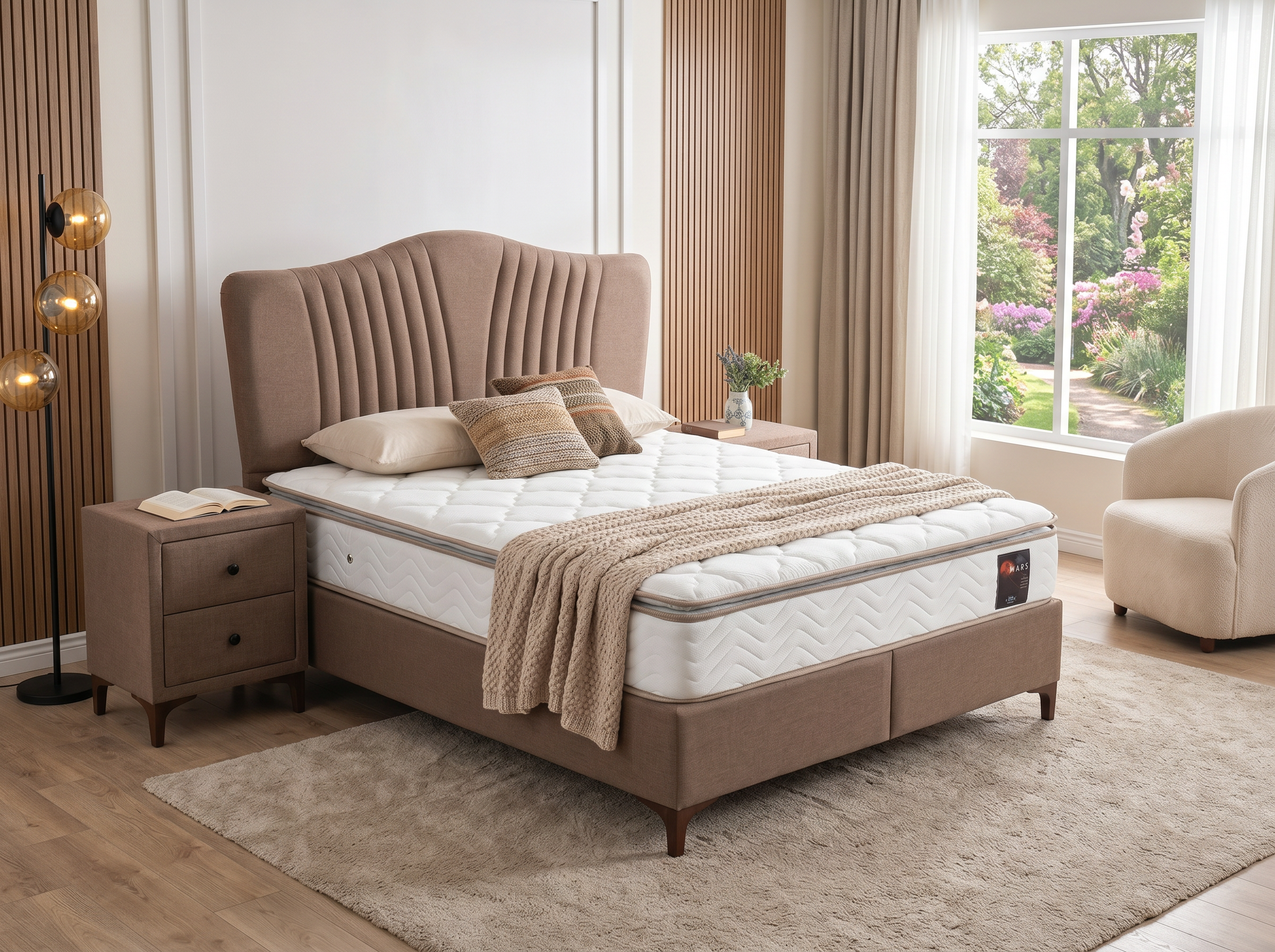 Mars Bett-Set mit Matratze